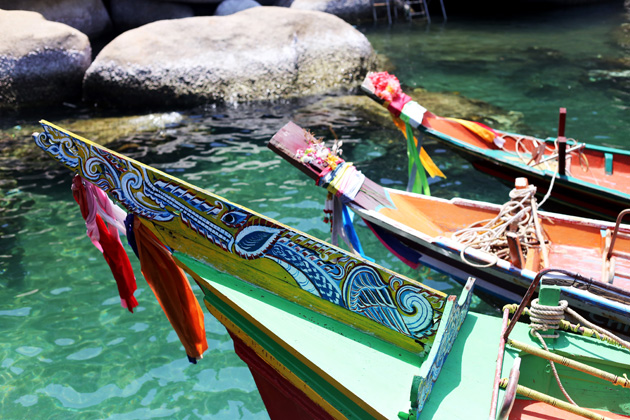 Rayavadee Krabi Thailand luxury hotel and villa Emma Hoareau boats
