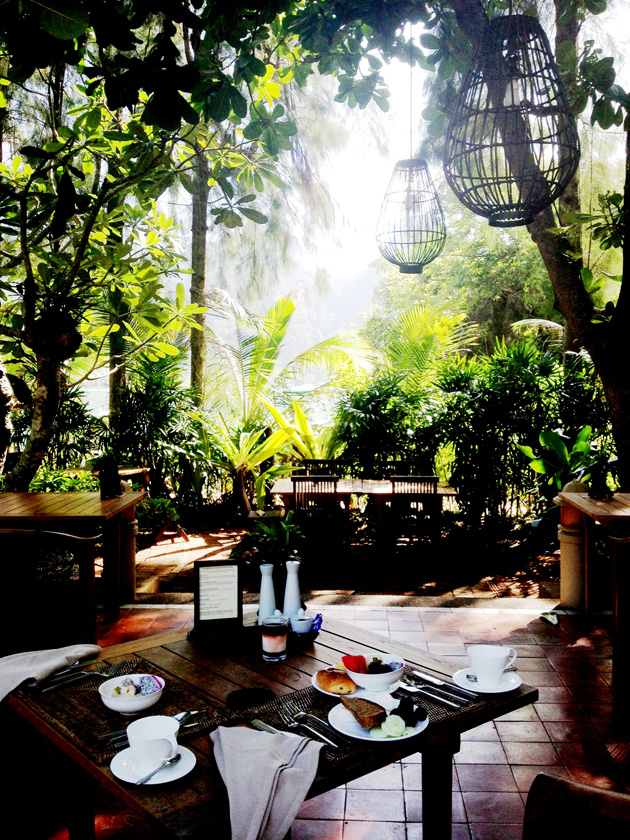 Rayavadee Krabi Thailand luxury hotel and villa Emma Hoareau breakfast